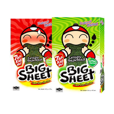 泰国零食老板仔进口炸脆紫菜海苔