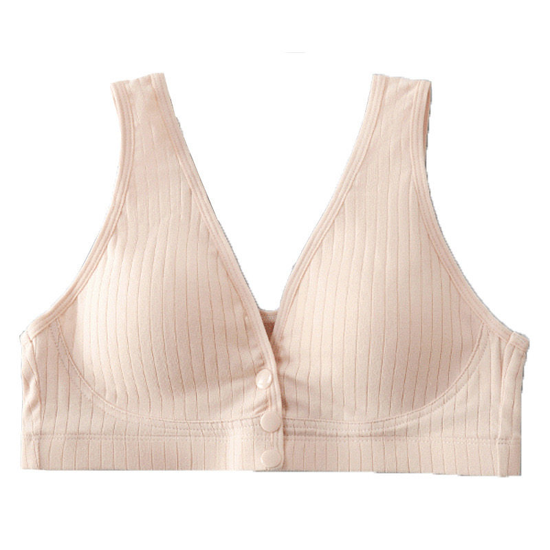 纯棉哺乳内衣产后喂奶孕妇文胸背哺乳文胸