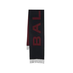 【自营】Bally/巴利秋冬新款时尚男士质感羊毛暖围巾送礼6308584