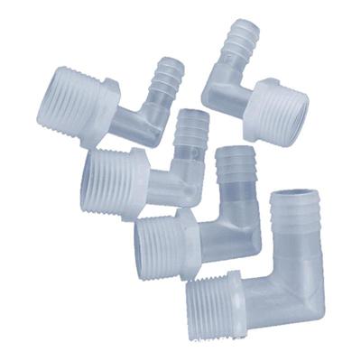 软管接头宝塔配件外螺纹外牙分制弯头L型软管连接配件