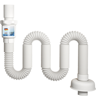 加长下水管洗脸盆面盆池防臭软管洗手盆加长下水器配件排水管管道