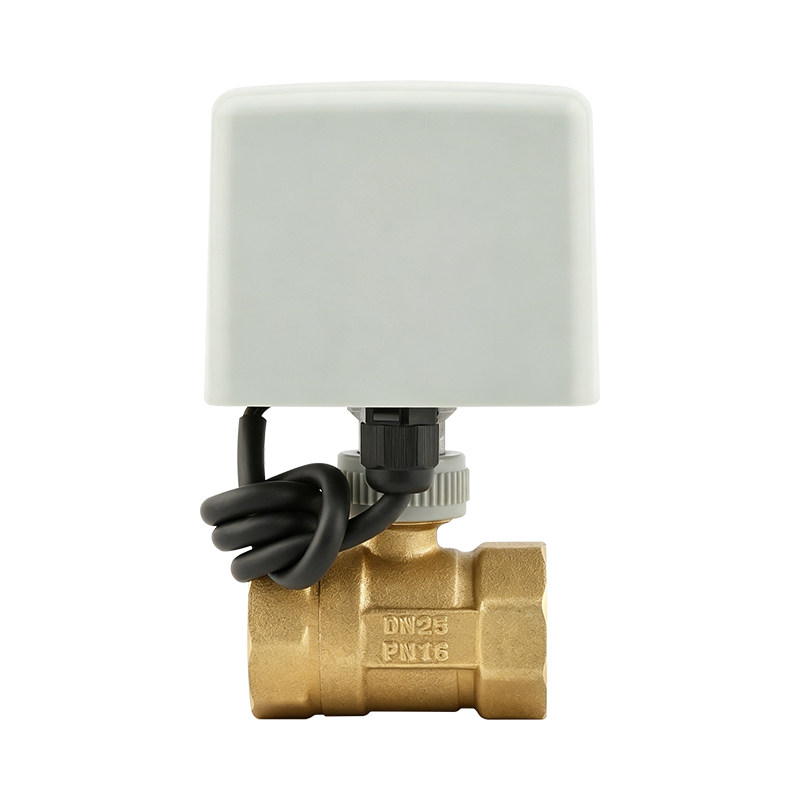 俊州6分BV2011S-31S三线一控AC220V电动球阀常开闭太阳能电磁水阀