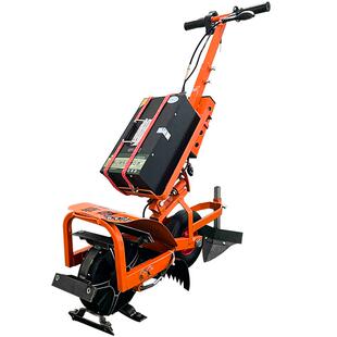 电动除草机小型家用开沟机锄草松土翻地 充电式 多功能农用耕地机