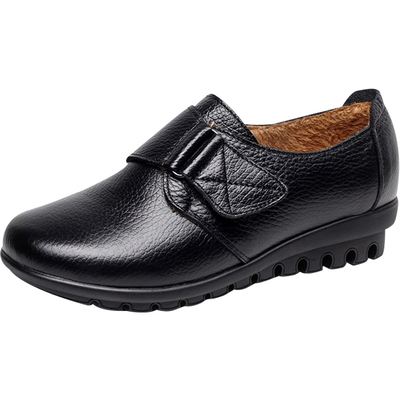 春秋冬奶奶老人皮鞋老太太妈妈鞋