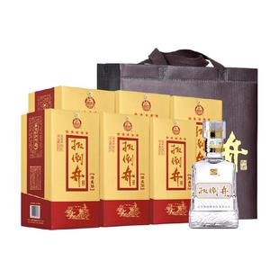 白酒38度扳倒井绵柔500ml*6瓶浓香型粮食酒礼盒装手提袋过年送礼