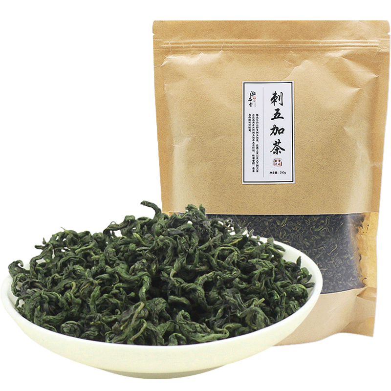 刺五加茶500g长白山新鲜五加皮刺五加子籽睡眠正品东北刺五加叶茶