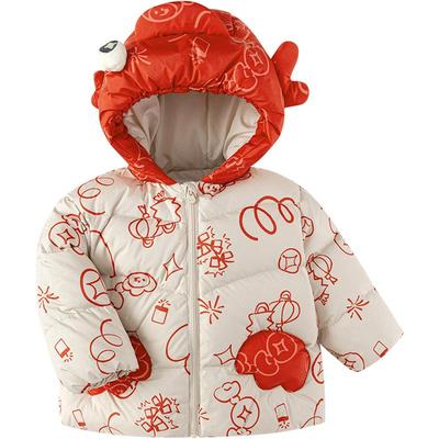 巴拉巴拉加厚儿童羽绒服外套秋冬
