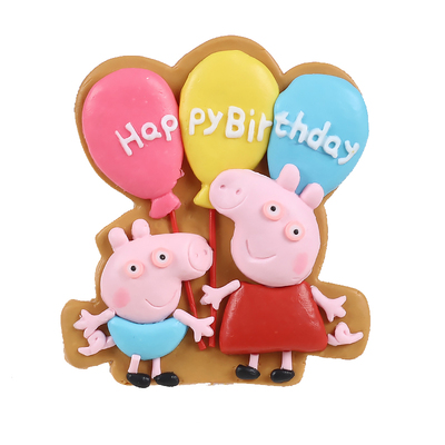 软陶小猪猪宝宝周岁情景蛋糕装饰