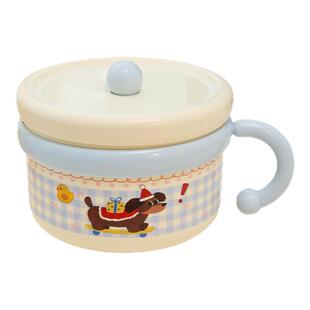 不锈钢泡面碗带盖手柄高颜值学生宿舍饭碗饭盒食品级个人专用上班