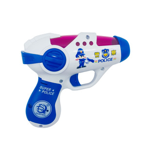 儿童小警察玩具枪带声光卡通宝宝音乐塑料小手枪益智电动小礼品