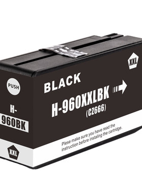 适用惠普960墨盒HP960XXL墨盒HP3610 HP3620一体机墨盒CZ666AA 960XL大容量墨盒 颜料墨水墨盒