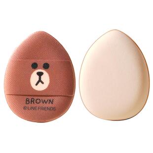 布朗熊迷你拇指粉扑超软不吃粉手指气垫遮瑕mini小定化妆干湿两用