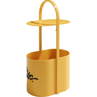 CLSC边几收纳架客厅家用小茶几沙发边柜角几多巴胺潮牌铁艺收纳架