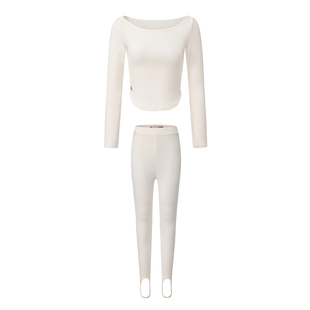 le palais vintage原创斯拉夫贵妇仿羊绒针织纯欲打底衫包臀裤