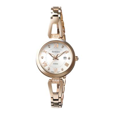 卡西欧时尚简约太阳能手链式女表