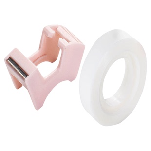 得力隐形胶带错题粘贴复印透明整理粘复制胶布防水手账无痕手撕改错学习神器纠错的学生用切割器胶带宽本文具