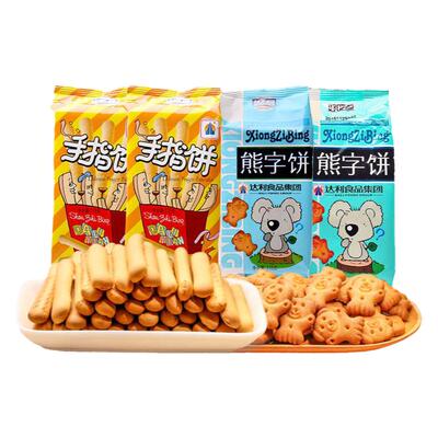 达利园115g装好吃点趣味熊字饼干