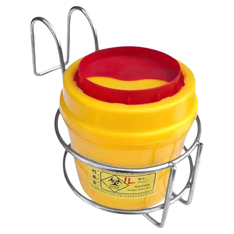 新品厂家批发圆形方形型利器盒挂浴室角架/置物架