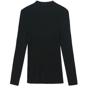 Lavinia三色可选基础款100%羊毛舒适修身打底针织衫春秋新款