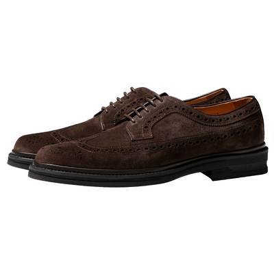 布洛克雕花秋季休闲皮鞋