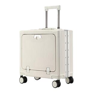 袋鼠小行李箱短途旅行18寸可上飞机2026新款小型拉杆前开口16登机