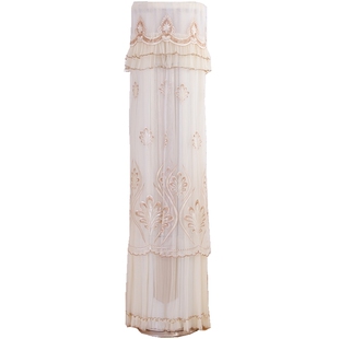 圆形空调罩立式圆柜机防尘罩圆柱通用开机不取美的格力海尔小米