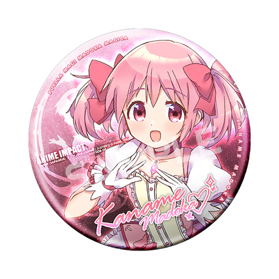 魔法少女小圆动漫周边谷子双闪吧唧鹿目圆晓美焰巴麻美徽章胸针