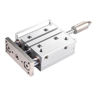 三轴气缸TCMJ12三杆16可调行程TCLJ32气动往复推杆40带导杆气缸