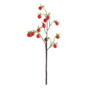 事事如意柿子夜鸦柿仿真花假花摆设高档客厅服装店中古风摆件装饰