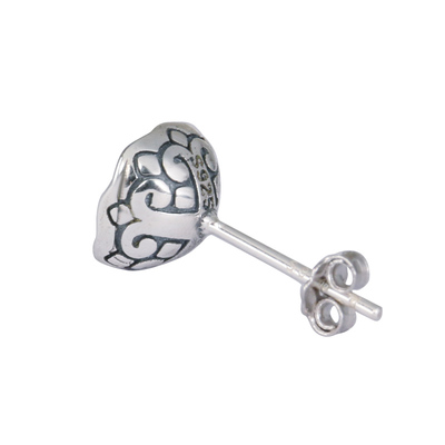 YUKI纯银耳钉小众设计感绿宝石