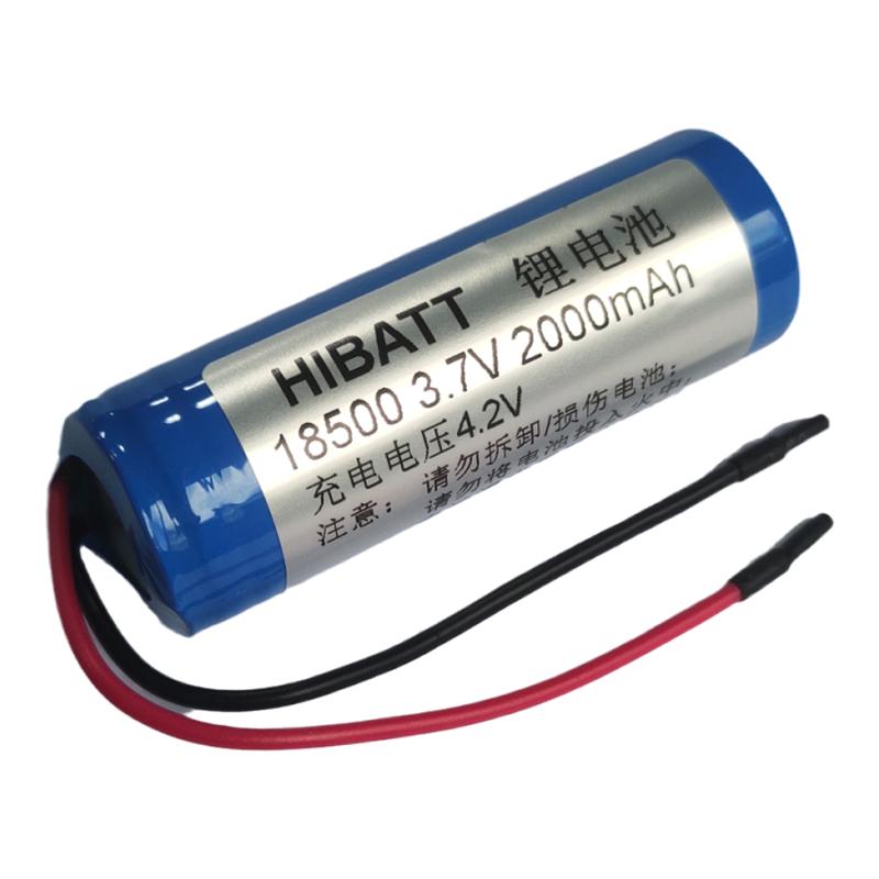 适用于拜尔便携式冲牙器M3锂电池 ICR18500 2000mAh 3.7V充电电池