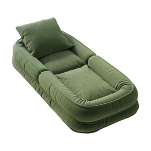 人类狗窝懒人沙发可躺可睡单人小沙发折叠卧室两用躺椅巨型榻榻米