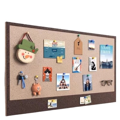 新款照片墙免打孔毛毡照片墙毛毡板软木板拍立得相片装饰创意挂墙留言板背景板展示板愿景板文化墙