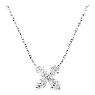 柘光拓光柘城 定制钻石 单钻群钻吊坠 锁骨链 正品官方钻石项链