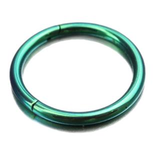 Shinma钛合金耳环唇环鼻环耳圈素圈耳骨环阳极氧化简约百搭f-136