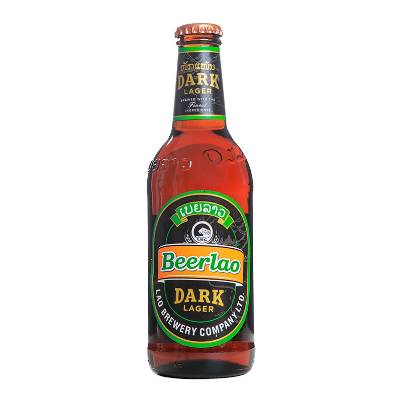 6瓶装老挝啤酒原装进口黄啤酒麦芽精酿啤酒Beerlo世界十佳黑啤酒