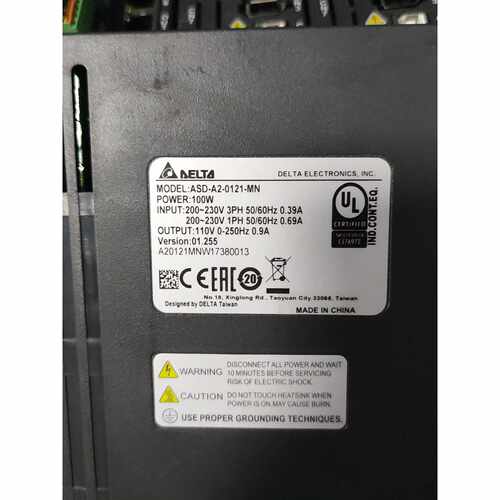 台达伺服驱动器ASDA20121MN100W20，议价商品