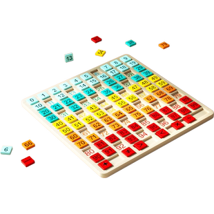 蒙氏百数板儿童教具幼儿园数学认知1到100加减法早教启蒙益智玩具