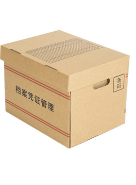 档案收纳盒箱银行凭证办公会计a4