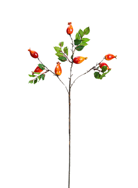 仿真餐桌花长玫瑰果干花家居摆件