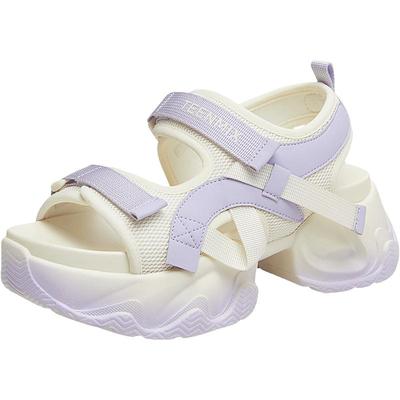 陆柯燃同款天美意雪糕鞋老爹运动厚底凉鞋女休闲凉鞋夏季新款