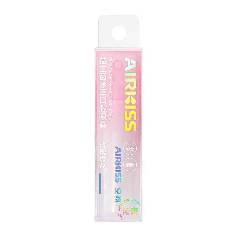 airkiss口喷口腔口气臭清新喷雾剂益生菌持久型女生接吻神器男士
