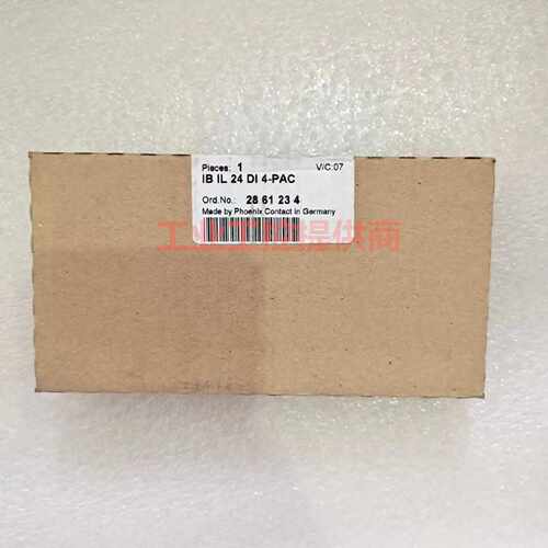 议价2861234 菲尼克斯Inline模块 IB IL 24 DI 4-PAC全新现货实物