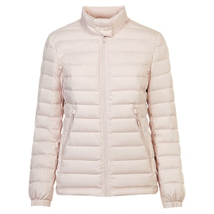 【轻羽45°云】朗姿霍尔多巴吉鹅绒排骨羽绒服修身2025年冬季新款