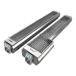 商用包钢烧烤炉加厚炭烤炉户外摆摊大号木炭炉子不锈钢烧烤架定制