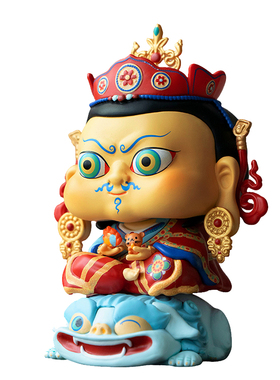 莲师财神招财潮玩摆件带磁吸功能