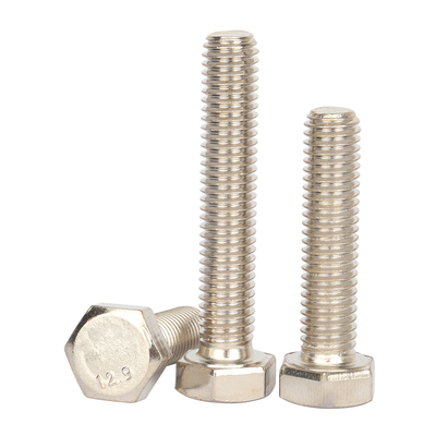 12.9级高强度镀镍全牙外六角大全