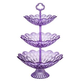 创意多层水果盘客厅家用干果盘糖果盆现代简约茶几零食盘果盘果篮