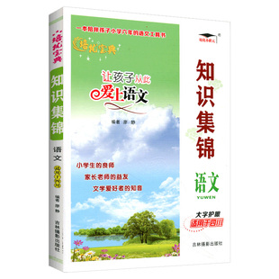 知识集锦四川专版语文小学重点知识手册小学生知识大全培优宝典让孩子从此爱上语文