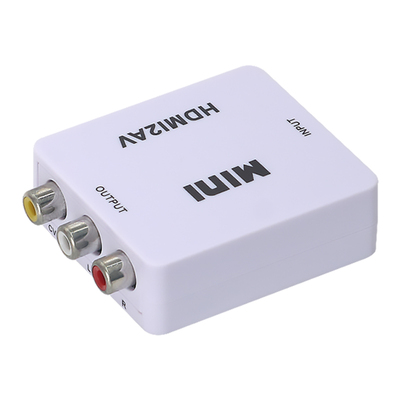 优霆HDMI转AV转换器红白黄莲花